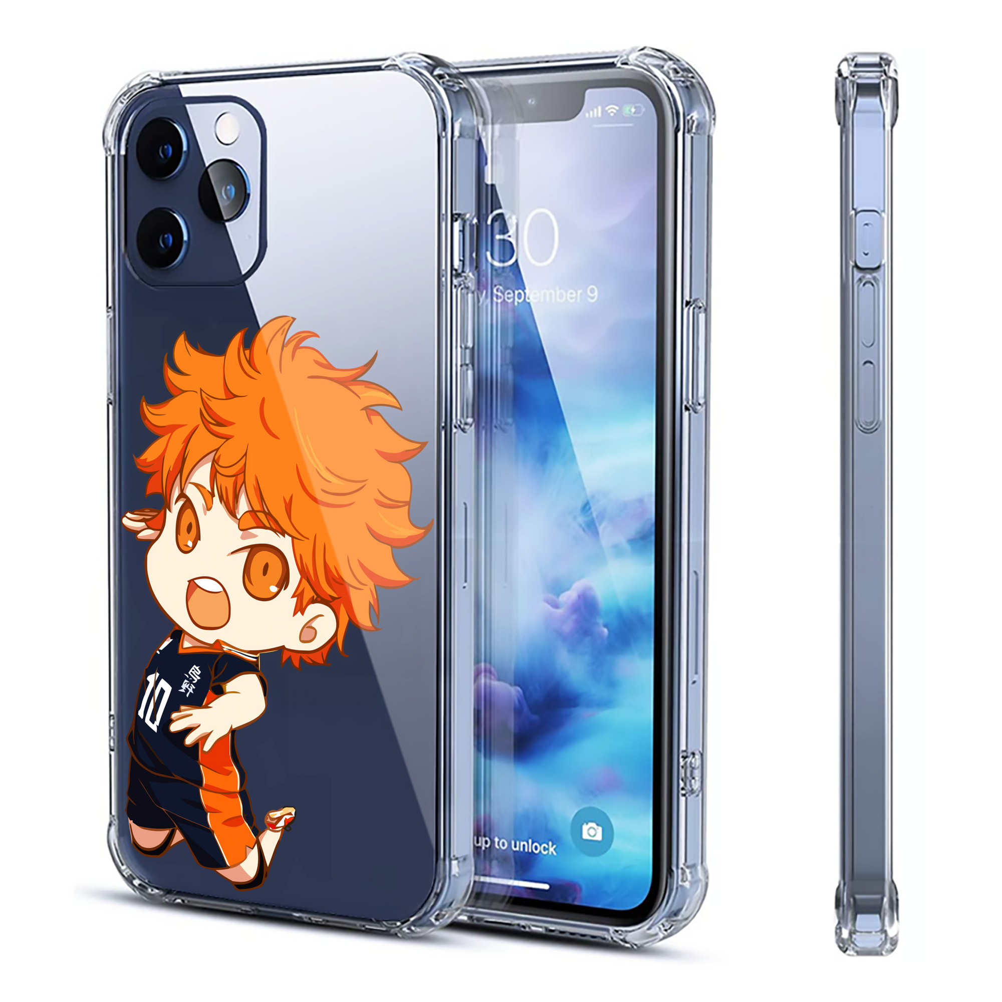 （画像用） ハイキュー!! Haikyu!! 【iPhone 12シリーズ対応】透明スマホケース（クリアソフトケース）
